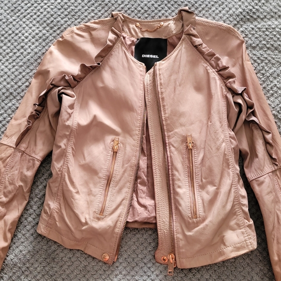 Diesel Lambskin Leather Jacket - Picture 1 of 5